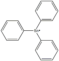 Triphenylstannyl radical Struktur