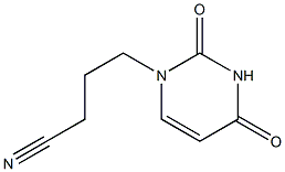 1-(3-Cyanopropyl)pyrimidine-2,4(1H,3H)-dione Struktur