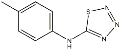 5-(p-Toluidino)-1,2,3,4-thiatriazole Struktur