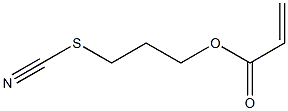 Acrylic acid 3-thiocyanatopropyl ester Struktur