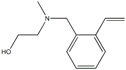 2-[2-Ethenylbenzyl(methyl)amino]ethanol Struktur