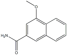 4-Methoxynaphthalene-2-carboxamide Struktur