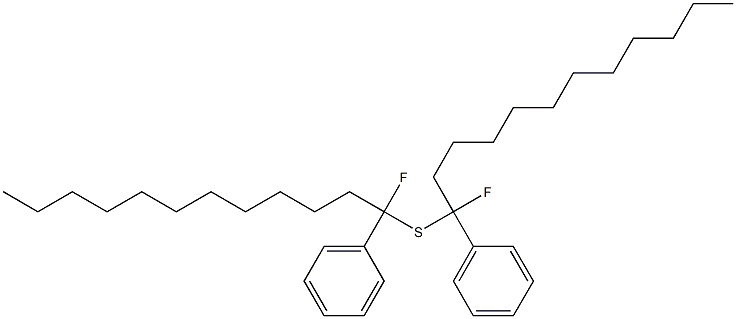 Phenyl(1-fluorododecyl) sulfide Struktur