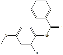 N-(2-Chloro-4-methoxyphenyl)benzamide Struktur