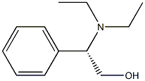 (2S)-2-Phenyl-2-(diethylamino)ethan-1-ol Struktur