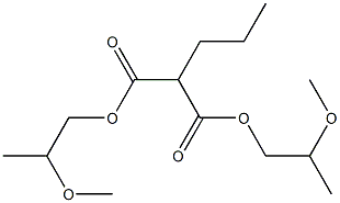 Butane-1,1-dicarboxylic acid bis(2-methoxypropyl) ester Struktur