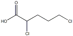 2,5-Dichlorovaleric acid Struktur