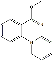 6-Methoxypyrido[1,2-a]quinazolin-11-ium Struktur