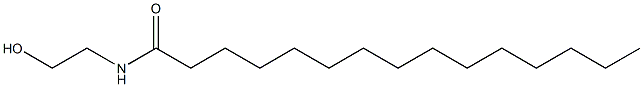 N-(2-Hydroxyethyl)pentadecanamide Struktur