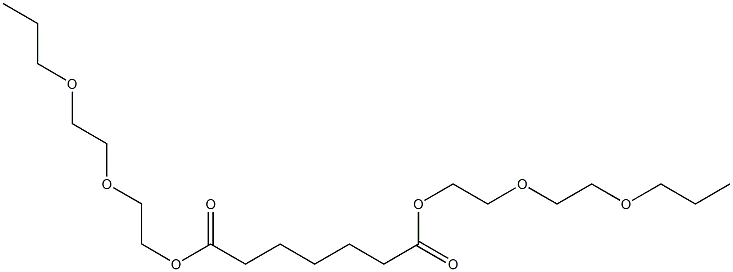 Pimelic acid bis[2-(2-propoxyethoxy)ethyl] ester Struktur