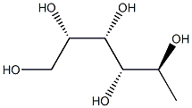 6-Deoxy-L-mannitol Struktur