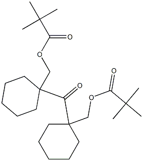 [(Pivaloyloxy)methyl]cyclohexyl ketone Struktur