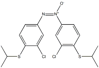 3',5-Dichloro-4,4'-bis(isopropylthio)azoxybenzene Struktur