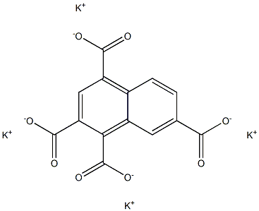 1,2,4,7-Naphthalenetetracarboxylic acid tetrapotassium salt Struktur