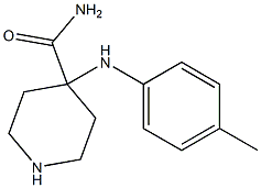 4-[(4-Methylphenyl)amino]-4-piperidinecarboxamide Struktur