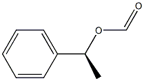 Formic acid (S)-1-phenylethyl ester Struktur