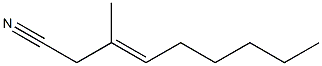 3-Methyl-3-nonenenitrile Struktur