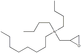 N,N-Dibutyl-N-octyl-2-oxiranemethanaminium Struktur