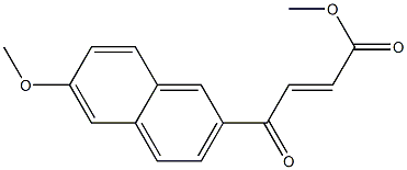 4-(6-Methoxynaphthalen-2-yl)-4-oxo-2-butenoic acid methyl ester Struktur