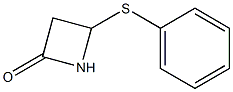 4-(Phenylthio)azetidin-2-one Struktur