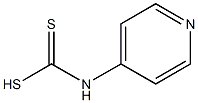 4-Pyridinylcarbamodithioic acid Struktur