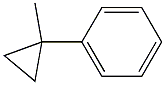 1-Phenyl-1-methylcyclopropane Struktur