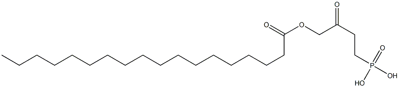 [3-Oxo-4-(stearoyloxy)butyl]phosphonic acid Struktur