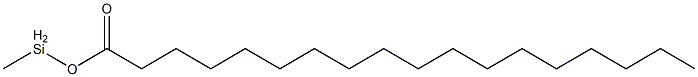 Stearic acid methylsilyl ester Struktur