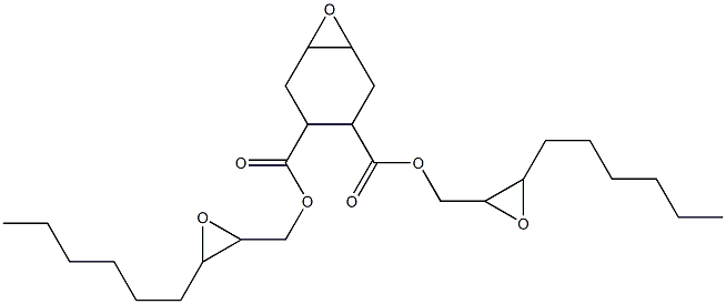 7-Oxabicyclo[4.1.0]heptane-3,4-dicarboxylic acid bis(2,3-epoxynonan-1-yl) ester Structure