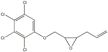 2,3,4,5-Tetrachlorophenyl 3-allylglycidyl ether Struktur