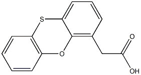 Phenoxathiin-4-acetic acid Struktur