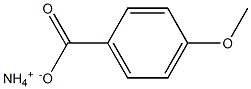 4-Methoxybenzoic acid ammonium salt Struktur