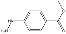 p-Hydrazinobenzoic acid methyl ester Struktur