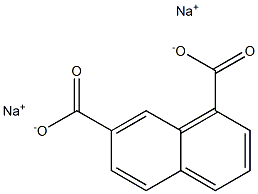 1,7-Naphthalenedicarboxylic acid disodium salt Struktur