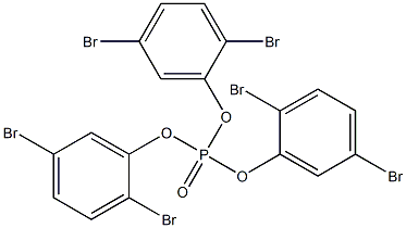 Phosphoric acid tris(2,5-dibromophenyl) ester Struktur