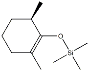 (R)-1-(Trimethylsiloxy)-2,6-dimethylcyclohexene Struktur