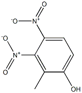 2-Methyl-3,4-dinitrophenol Struktur