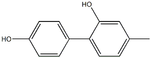 4-Methyl-1,1'-biphenyl-2,4'-diol Struktur