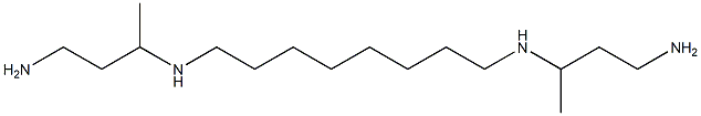 N,N'-Bis(3-amino-1-methylpropyl)-1,8-octanediamine Struktur