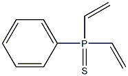 Phenyldivinylphosphine sulfide Struktur