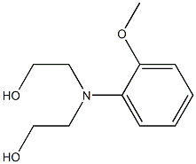 2,2'-(2-Methoxyphenylimino)bisethanol Struktur