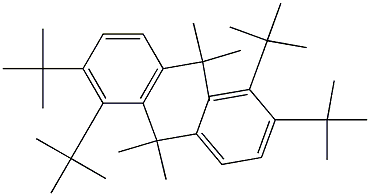 2-(2,3,6-Tri-tert-butylphenyl)-2-(3,4-di-tert-butylphenyl)propane Struktur