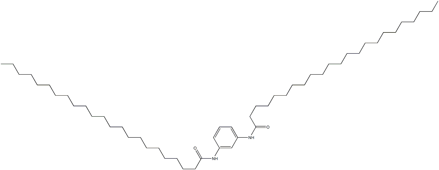 N,N'-Bis(1-oxotricosyl)-m-phenylenediamine Struktur