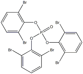 Phosphoric acid tris(2,6-dibromophenyl) ester Struktur