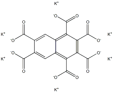 1,2,3,4,6,7-Naphthalenehexacarboxylic acid hexapotassium salt Struktur