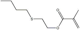 Methacrylic acid 2-(butylthio)ethyl ester Struktur