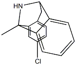 3-Chloro-5-methyl-10,11-dihydro-5H-dibenzo[a,d]cyclohepten-5,10-imine Struktur