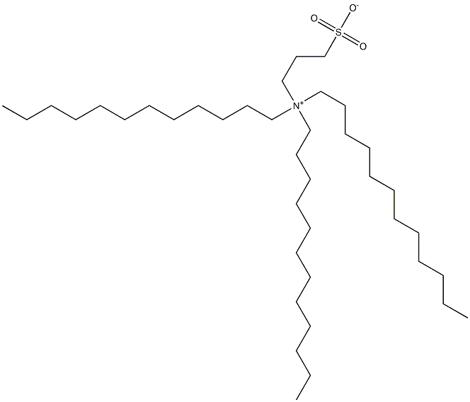 N,N-Didodecyl-N-(3-sulfonatopropyl)-1-dodecanaminium Struktur