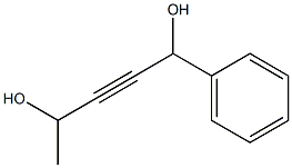 1-Phenyl-2-pentyne-1,4-diol Struktur