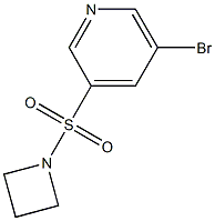 3-(azetidin-1-ylsulfonyl)-5-broMopyridine Struktur